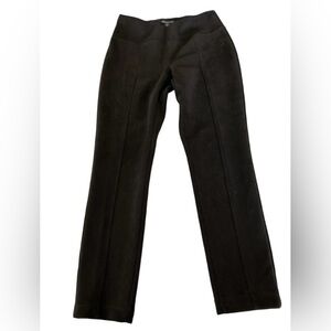 Andrew Marc black  Faux Suede Leggings Pull‎ On Pants medium